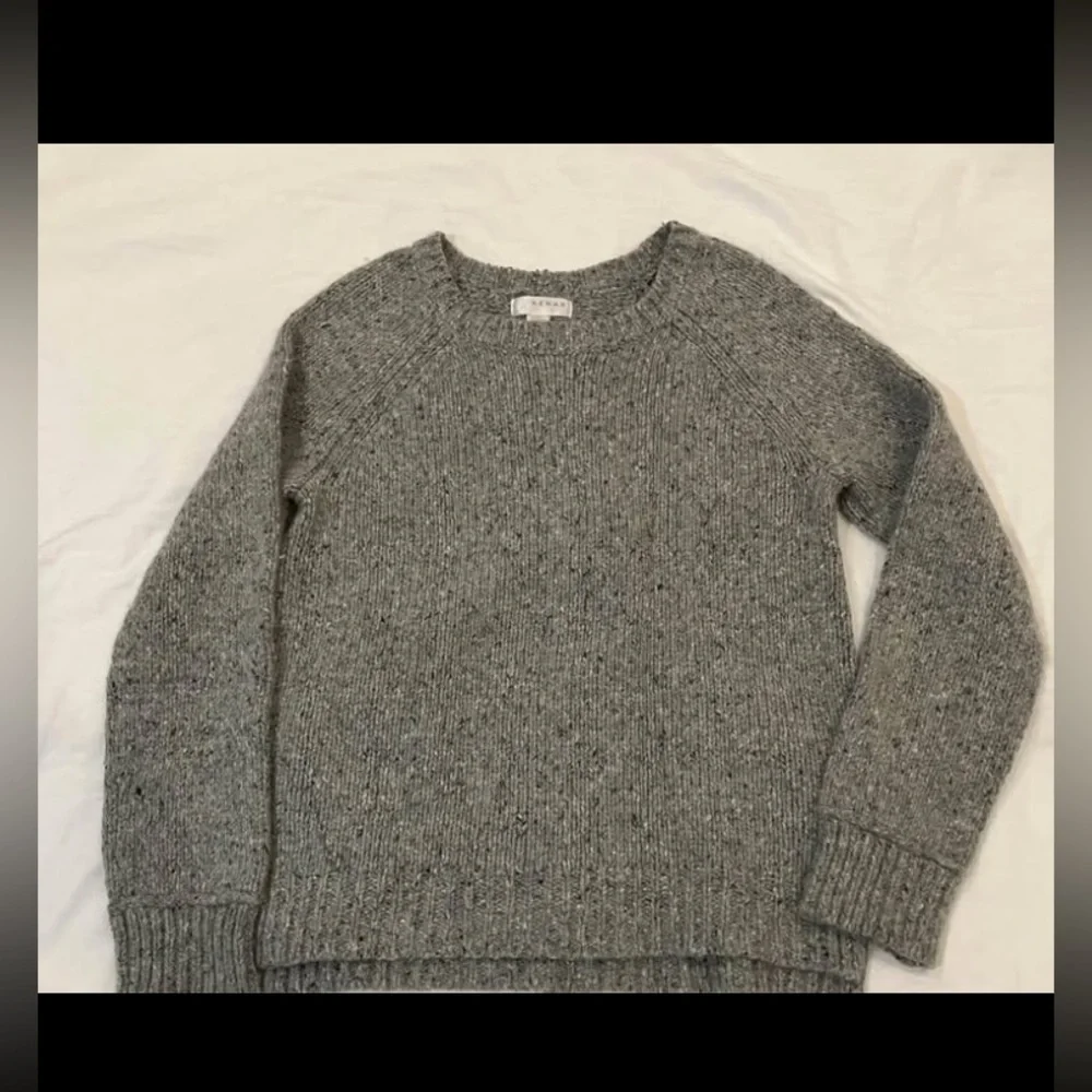 Kenar wool blend heather Gray Crew Neck Sweater - Picture 15 of 15